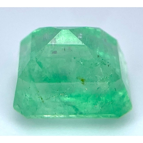 604 - A 3.48ct Rare Panjshir, Afghanistan Emerald Gemstone. Comes with the GFCO Swiss Certificate