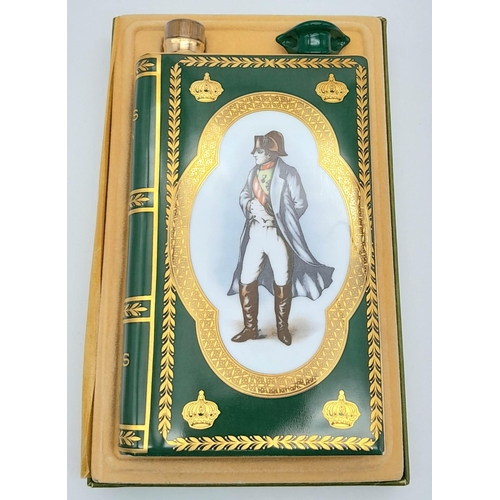 1315 - A Rare Limoges, 22K Gold Detailed, Porcelain ‘Bi-Centenaire de L’Empereur Napoleon 1769-1969’ Book D... 