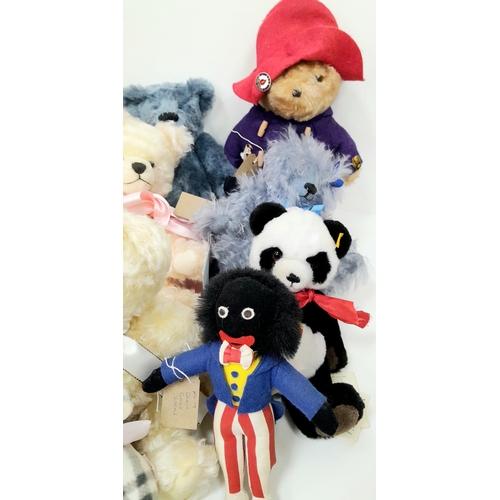 682 - A collection of twenty two adult, collectable, teddy bears.
Please, see list for details and photos ... 