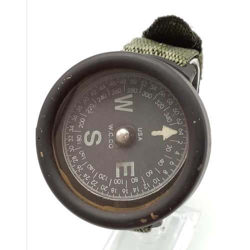 706 - Vietnam War Era US Spec Op’s Wrist Compass for jungle Navigation