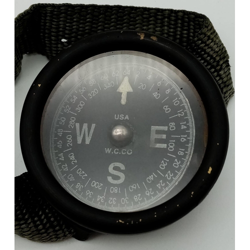 706 - Vietnam War Era US Spec Op’s Wrist Compass for jungle Navigation