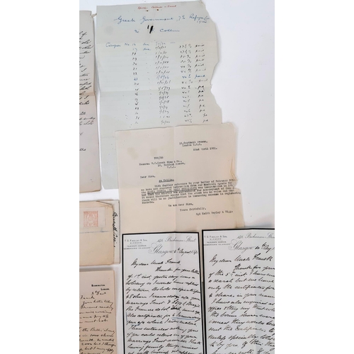 805 - A Fascinating Set of Mostly 19th Century Antique Documents with a few Pre-1950’s Documents. Comprisi... 