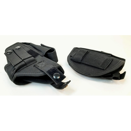 911 - Two Unused Nylon Technical Holsters, Comprising: 1) A Glock Pistol Holster with Spare Magazine Pouch... 