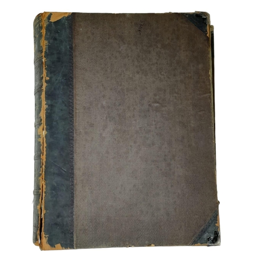 1193 - An Antique Pictorial Sunday Book. Cover is loose. 26cm x 36cm