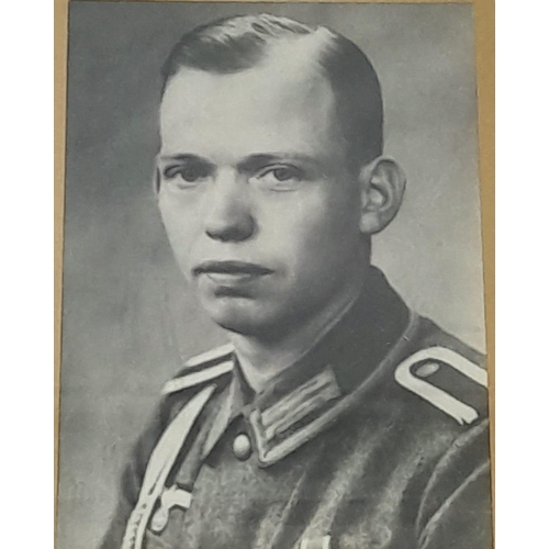 814 - WW2 German Soldiers Mementos of his time serving on the Siegfried Line. photograph, West wall Medal,... 