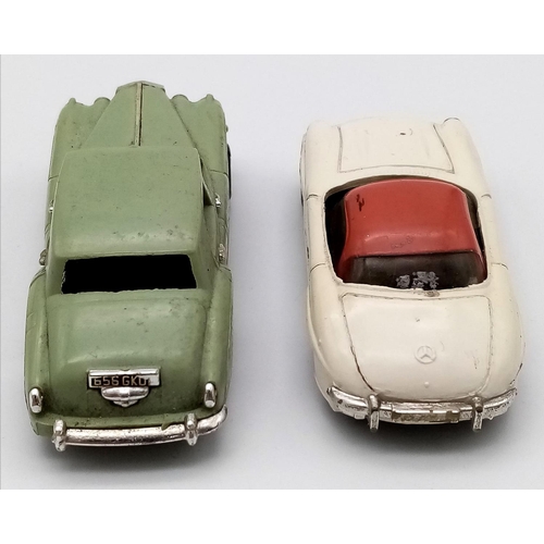 516 - 2 VINTAGE TRI-ANG SCALEXTRIC CARS... (SEE PHOTOS)