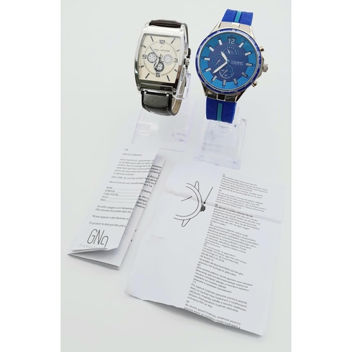 891 - A Parcel of Two Men’s Unworn Quartz Watches. Comprising of a Daniel Hechter ‘Roadster’ style watch (... 