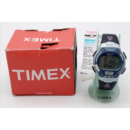 1401 - An Unworn Timex Ironman Indiglo Night-Light Quartz Watch. (41mm). Full Working Order. Comes with Tag... 