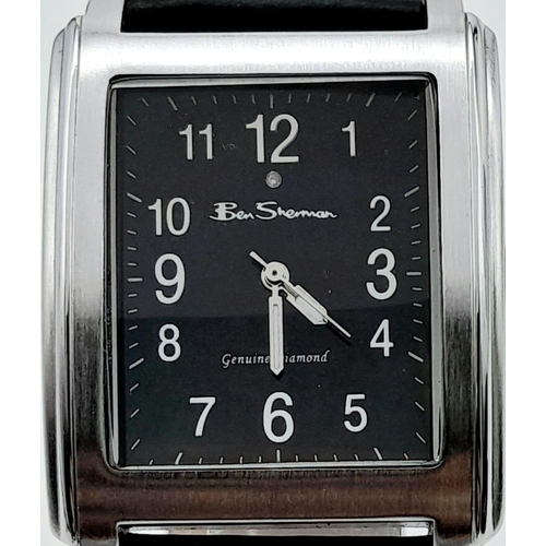 1494 - An Unworn Men’s Ben Sherman R547 Tank Style Watch. Full Working Order. Comes with Box and Papers.