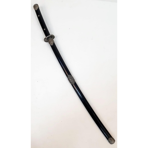 1268 - A Vintage Japanese Katana Sword. 102cm Length. Circa 1970/80’s.