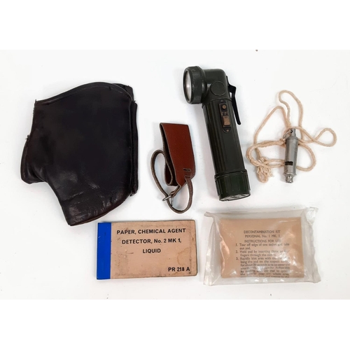 1310 - A Parcel of Six Vintage 1940’s WW2 Items, Comprising: 1) An Acme Scout Whistle 8cm Length, 2) Right ... 