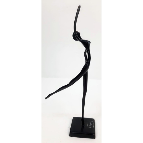 810 - A Vintage Bodrul Khalique Ballerina Sculpture. 34 cm tall