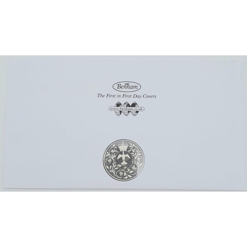 1458 - A 2022 Queen Elizabeth II Silver Proof Coronation Anniversary Coin. Comes with wallet and COA.