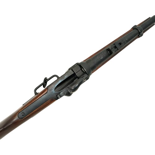 1191 - A Vintage, Full Weight and Size, Retrospective Inert Replica of an 1859 Carbine Rifle. Wood and Meta... 