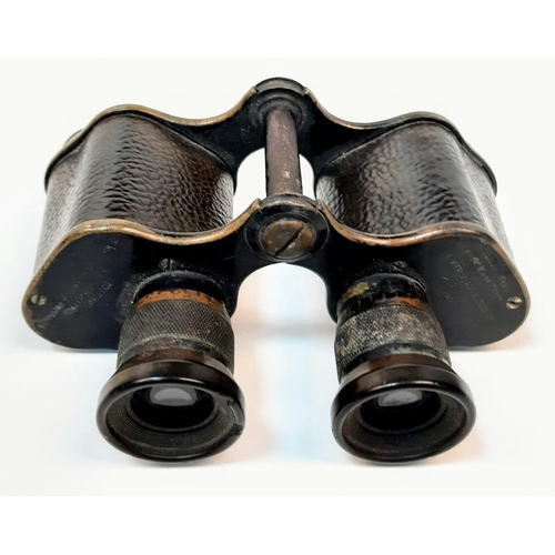 243 - An original, pair of WW1, British Forces, Binoculars made in 1918 by A. KERSHAW in Leeds. In excelle... 