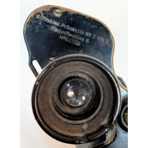 243 - An original, pair of WW1, British Forces, Binoculars made in 1918 by A. KERSHAW in Leeds. In excelle... 