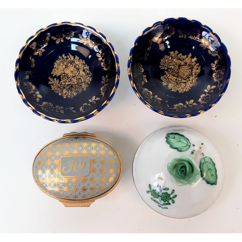 348 - An Eclectic Mix of Vintage/Antique Ceramics, Metals and Wood decorative bowls, dishes etc. Some hidd... 