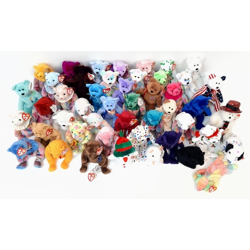 381 - A Collection of 47 TY Beanie Babies. All in good condition.