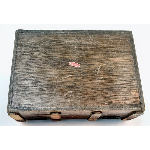 816 - A Nice Collection of Vintage and Older British and Foreign Coins. Comes with its own wooden chest. P... 