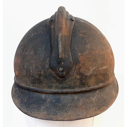 251 - WW1 French 1915 Model Infantry Casque De Adriane Helmet. Somme Barn Find. Nice un-messed about with ... 