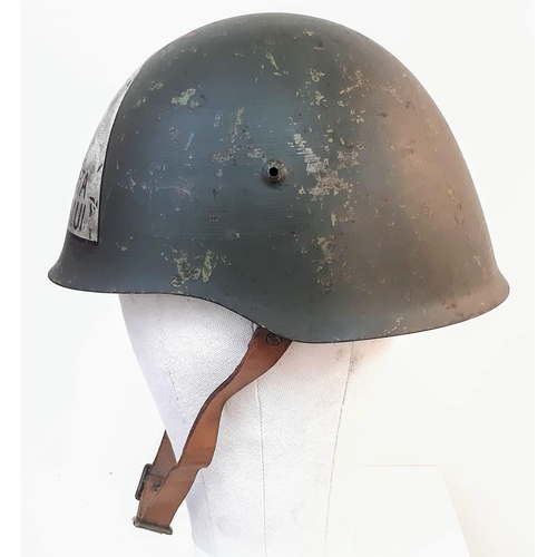 370 - WW2 Italian “Brigata Garibaldi” Fascist Helmet.