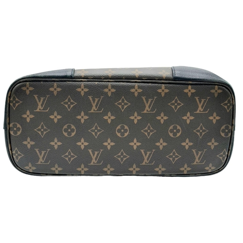 127 - A Louis Vuitton Monogram Flandrin Handbag. Leather exterior with gold-toned hardware, two rolled lea... 