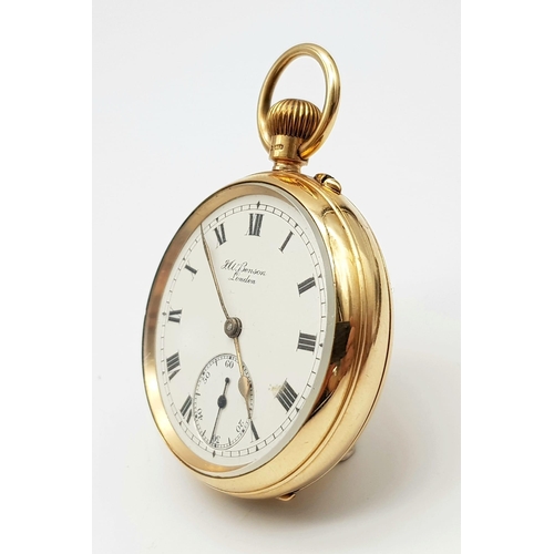 1 - A J.W.BENSON 9K GOLD WATCH DATED 1927 AND BEING IN VERY NICE CONDITION IN ITS ORIGINAL PRESENTATION ... 