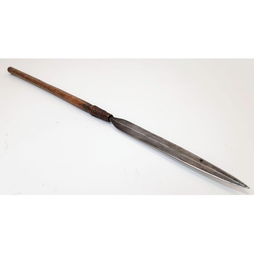 230 - 100% Genuine Zulu Assegai Short Stabbing Spear used by Zulu warriors during the Anglo-Zulu War 1879 ... 