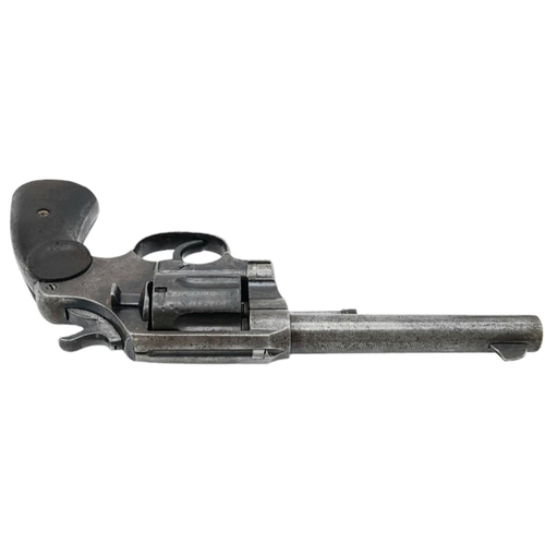 296 - A Vintage Colt Service Revolver - 455 ELEY. This USA made pistol has a 5.5 inch barrel and battle-wo... 