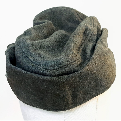 42 - 3 rd Reich Waffen SS M34 Ersatz (enonomey) “Blanket” Cap. Thus named because they were made from old... 