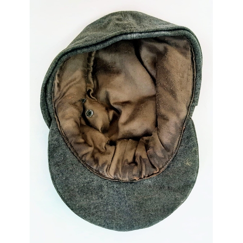 42 - 3 rd Reich Waffen SS M34 Ersatz (enonomey) “Blanket” Cap. Thus named because they were made from old... 