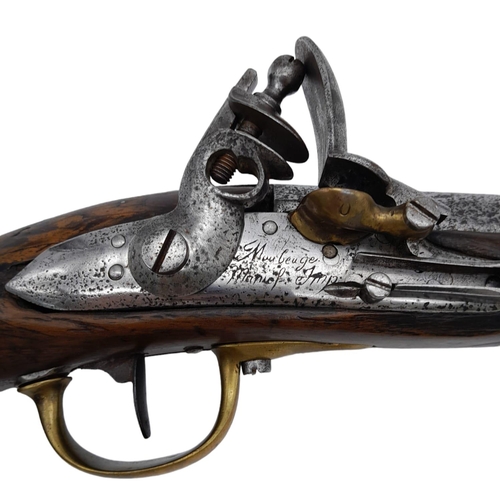 55 - French 1 st Empire Napoleonic Pistolet Modèle XIII Flintlock Cavalry Pistol Circa 1806-1814. Maker: ... 