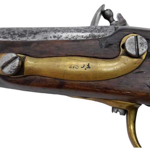 55 - French 1 st Empire Napoleonic Pistolet Modèle XIII Flintlock Cavalry Pistol Circa 1806-1814. Maker: ... 