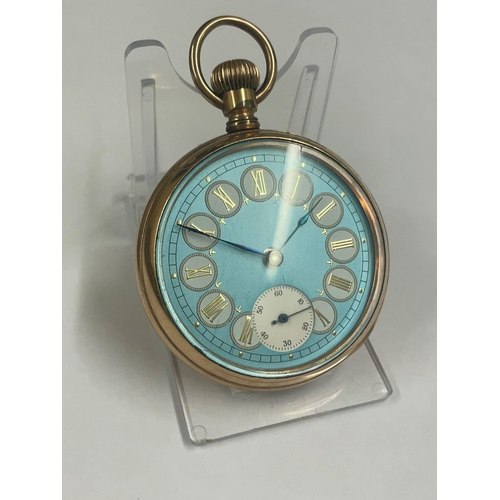 823 - Waltham pocket watch gents AF