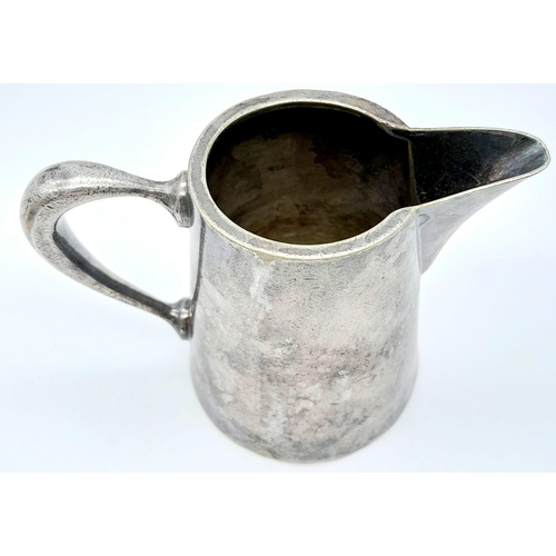 1078 - WW2 German Kriegsmarine Hotel Silver Milk Jug.