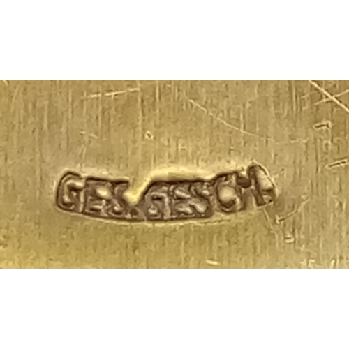 1120 - 3 rd Reich German Brass Match Box Holder with the logo of the RAD (Labour Corps) West Wall 1938. Mar... 