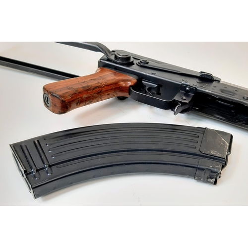 178 - A Chinese Deactivated Type 56 Vintage Assault Rifle. Matching numbers, battle worn finish with movin... 