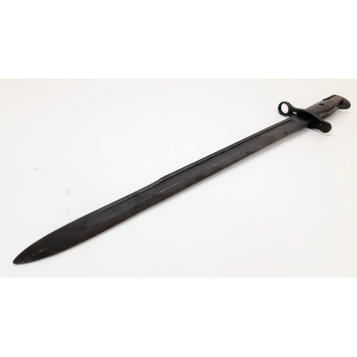 181 - WW1 American 1905 Pattern 16” Springfield Bayonet. Maker Marked: S.A for the Springfield Armoury.