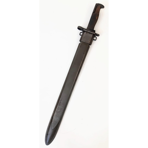 181 - WW1 American 1905 Pattern 16” Springfield Bayonet. Maker Marked: S.A for the Springfield Armoury.