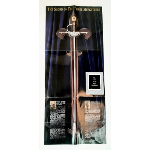 365 - Limited Edition, The First and Only Official Recreation of the Sword of The Three Musketeers by Fran... 