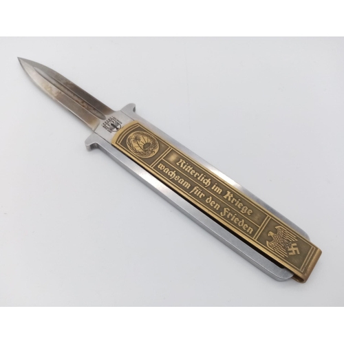 847 - WW2 German Sonderverband Folding Knife. An Africa Corps Specialist Unit, along the lines of the
Brit... 