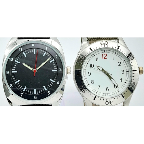 982 - Two Unworn Military Airforce Homage Watches Comprising; 1) a 1940’s British RAF Navigator Quartz Wat... 