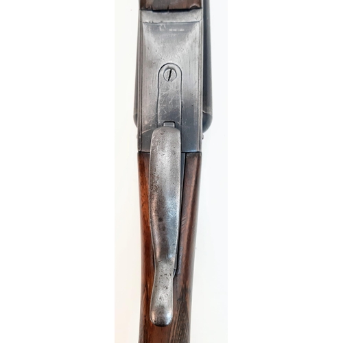 1811 - A Vintage Deactivated 12 Gauge Side by Side Sawn-Off Shotgun. This British made gun has 11.75 inch b... 