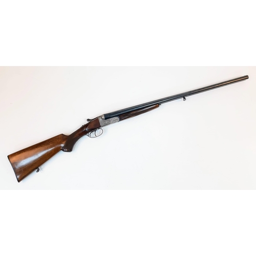 1689 - A Deactivated 16 Gauge Kettner Side by Side Shotgun. Cologne model. Double triggers. Clean barrels a... 