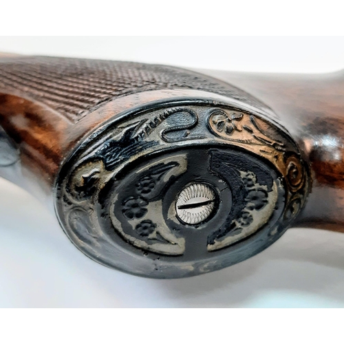 1689 - A Deactivated 16 Gauge Kettner Side by Side Shotgun. Cologne model. Double triggers. Clean barrels a... 