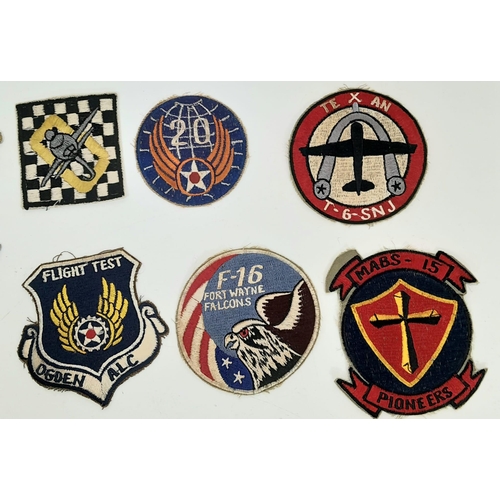 1029 - 10 x Vietnam War Era Airforce Patches.