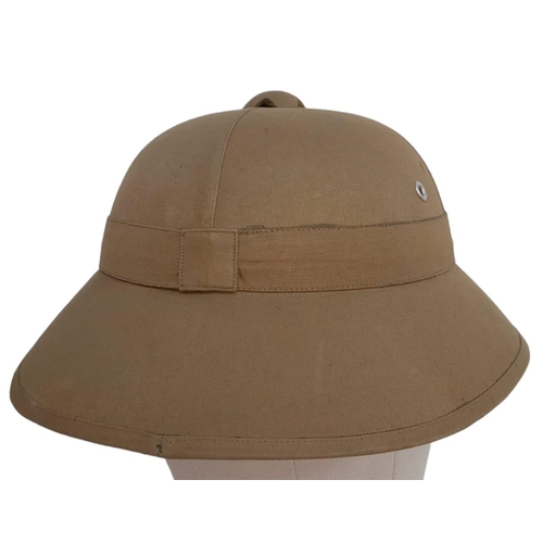 650 - Vietnam War Era Vietcong Fibre “Mũ Bảo Hiểm” Helmet. Original Pre 1975 Issue.