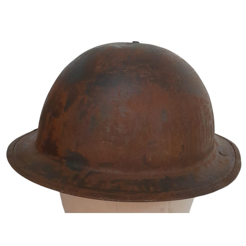 678 - WW2 British Private Purchase “Tin Bowler” Helmet for Boots the Chemist Staff.