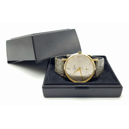 837 - An Excellent Condition Vintage Men’s 17 Jewel Incabloc Mercury Watch. Gold Tone Case, Subsidiary Dia... 