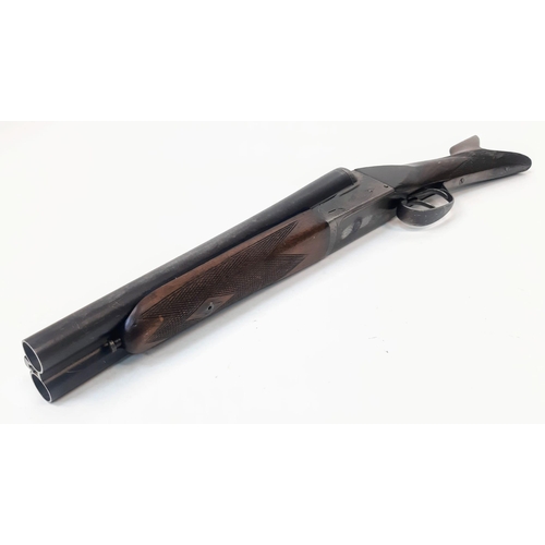 1733 - A Vintage Deactivated 12 Gauge Side by Side Sawn-Off Shotgun. This Spanish Laurona made gun has 11.5... 